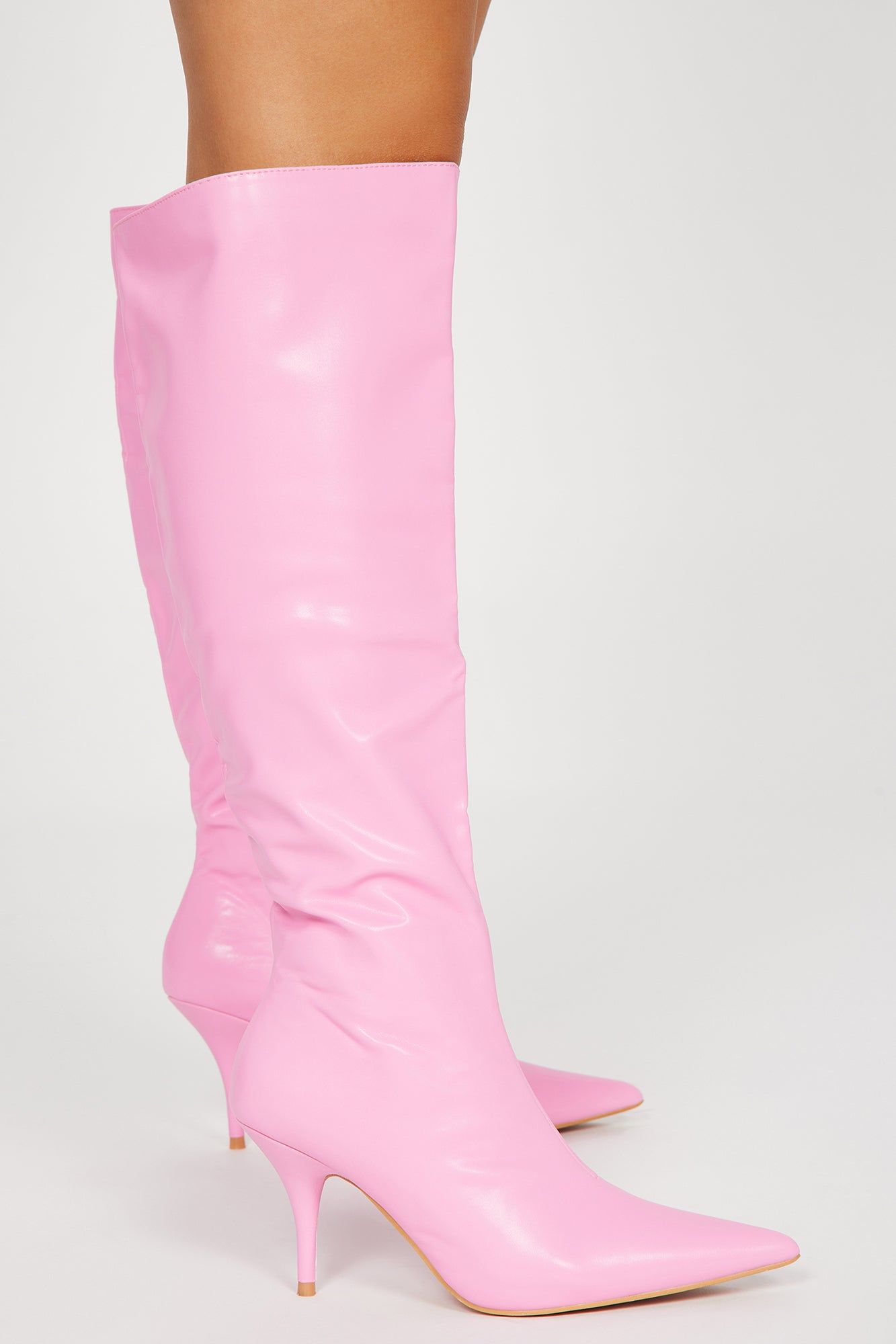 Emmeline Knee High Heeled Boots - Pink sold by Fashion Nova product image thumbnail 3