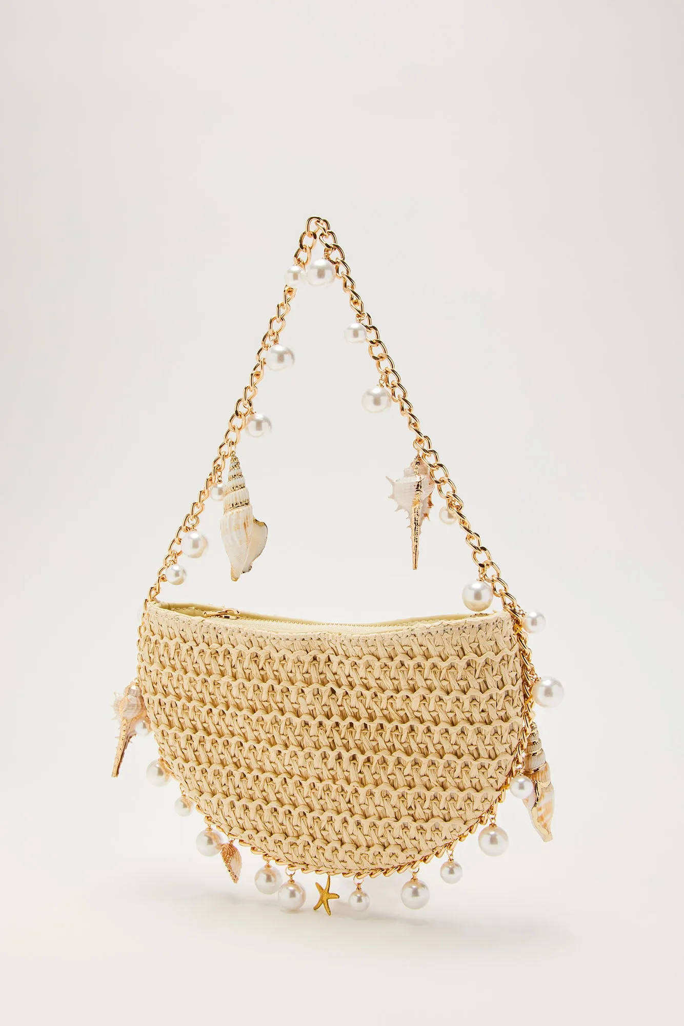 Call Me on My Shellphone Handbag - Natural/Combo sold by Fashion Nova product image thumbnail 3