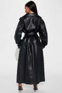 Harley Faux Leather Maxi Dress - Black sold by Fashion Nova