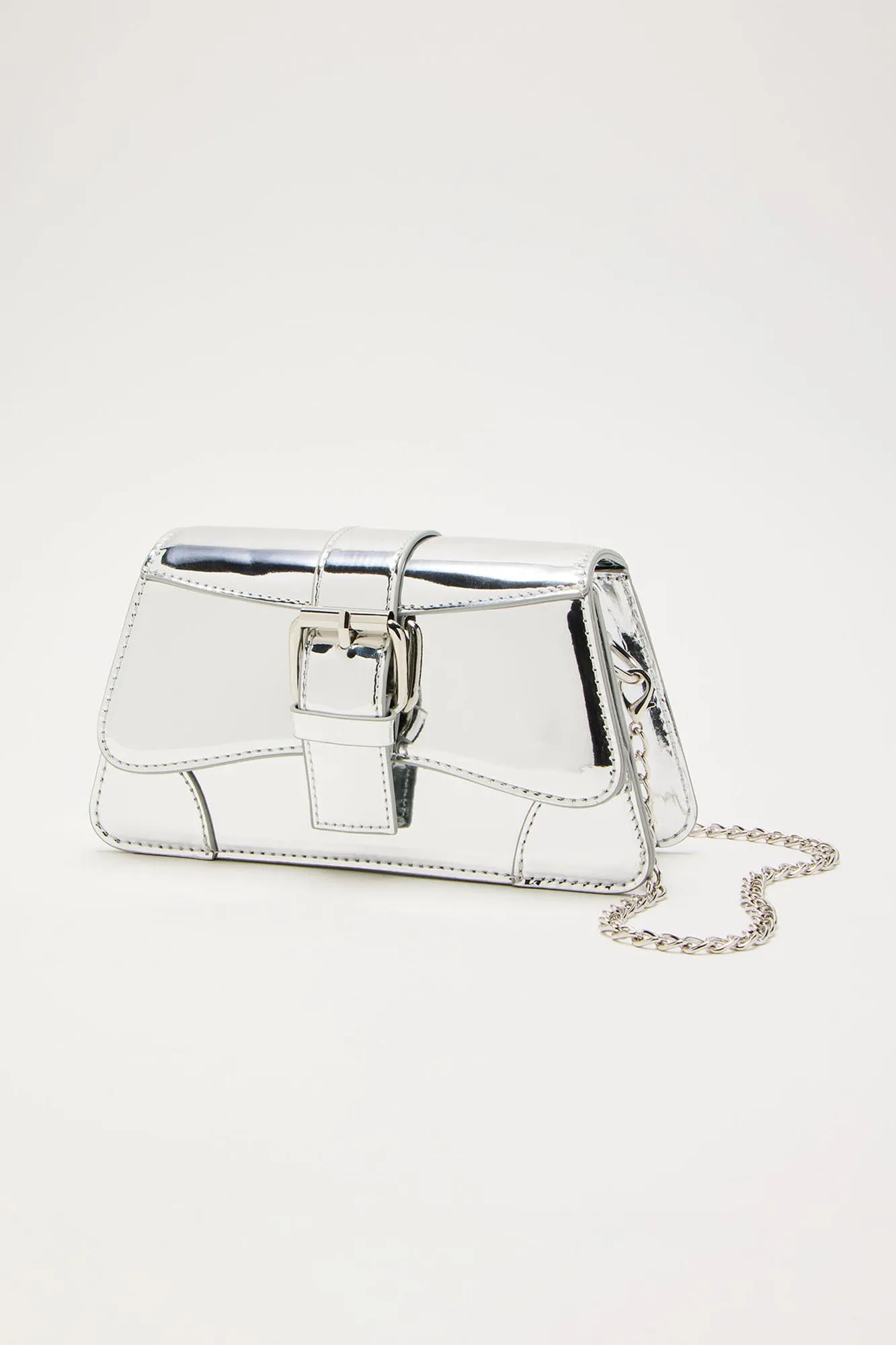 All About The Glow Handbag - Silver sold by Fashion Nova product image thumbnail 4