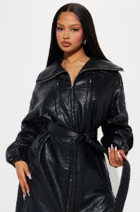 Harley Faux Leather Maxi Dress - Black sold by Fashion Nova