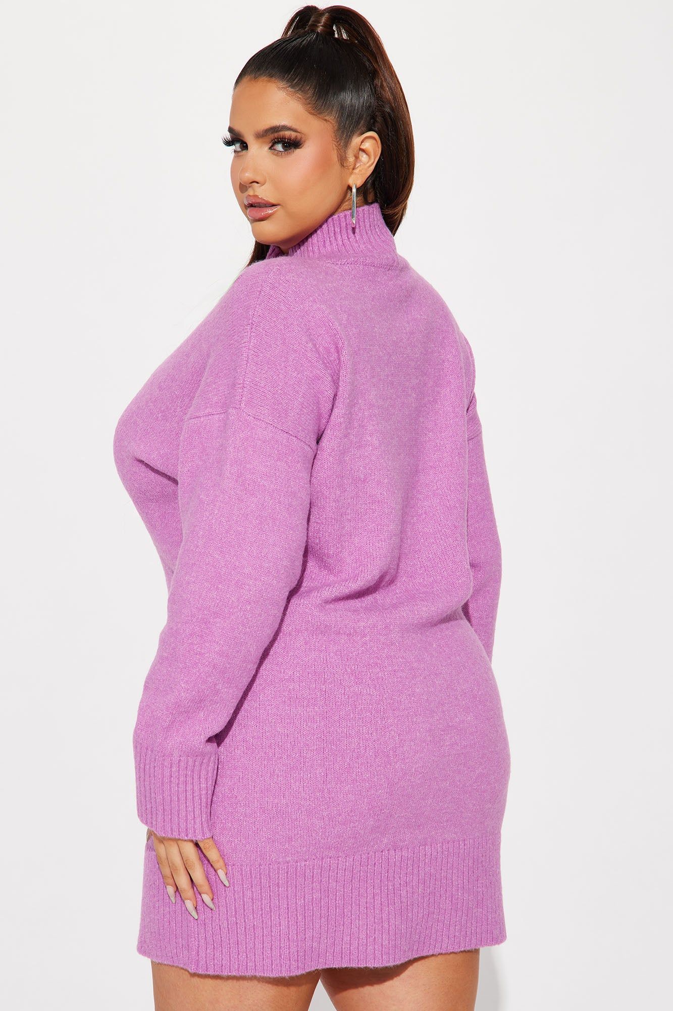 Manhattan Sweater Mini Dress - Pink sold by Fashion Nova product image thumbnail 6