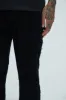 Fray Down Corduroy Pants - Black sold by Fashion Nova