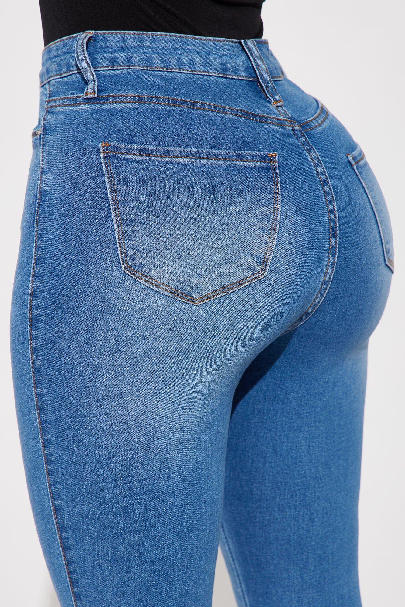 Main Motive Stretch Skinny Jeans - Medium Wash sold by Fashion Nova product image thumbnail 5