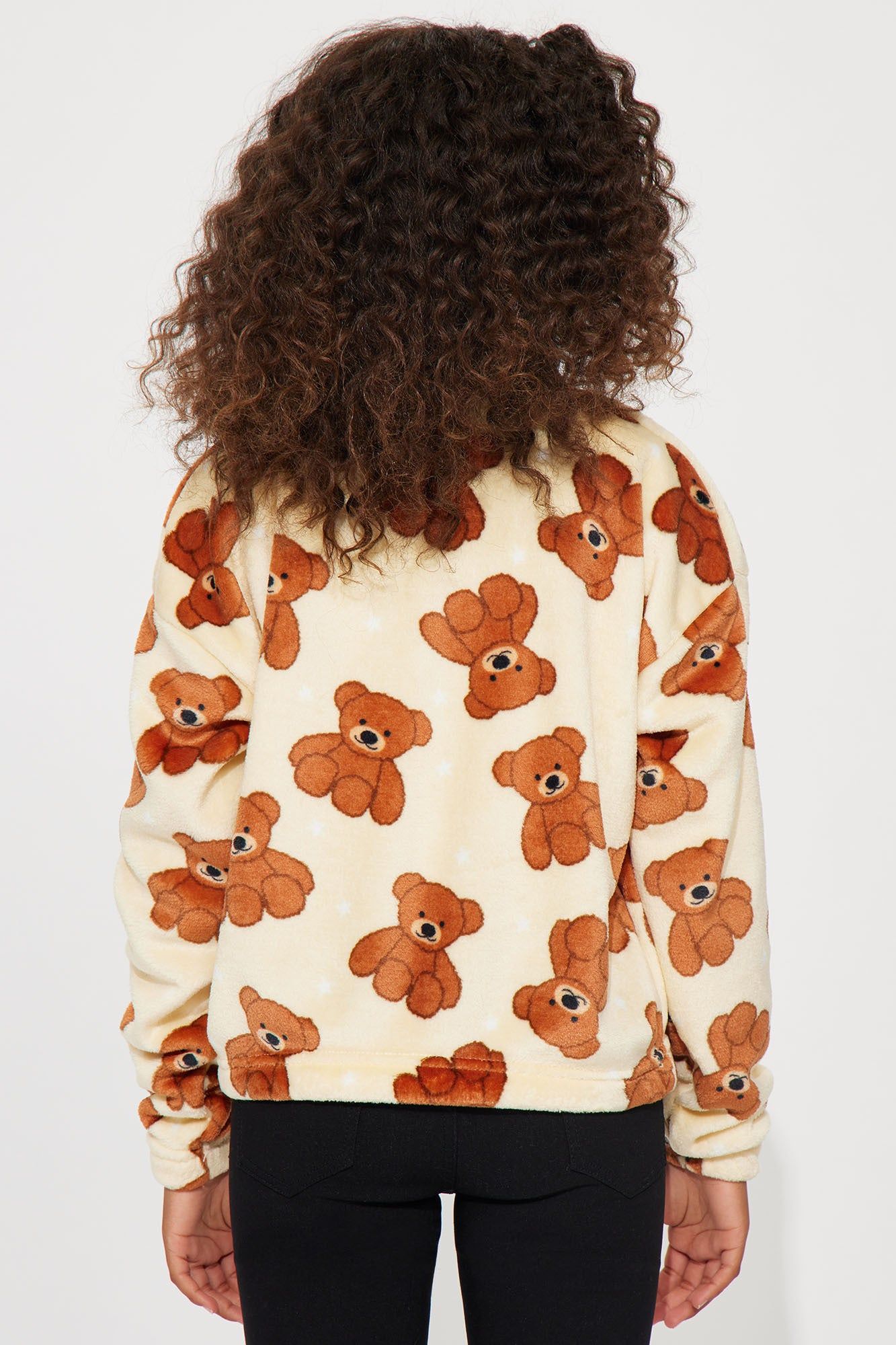 Mini Star Of The Show Plush Jacket - Beige sold by Fashion Nova product image thumbnail 3