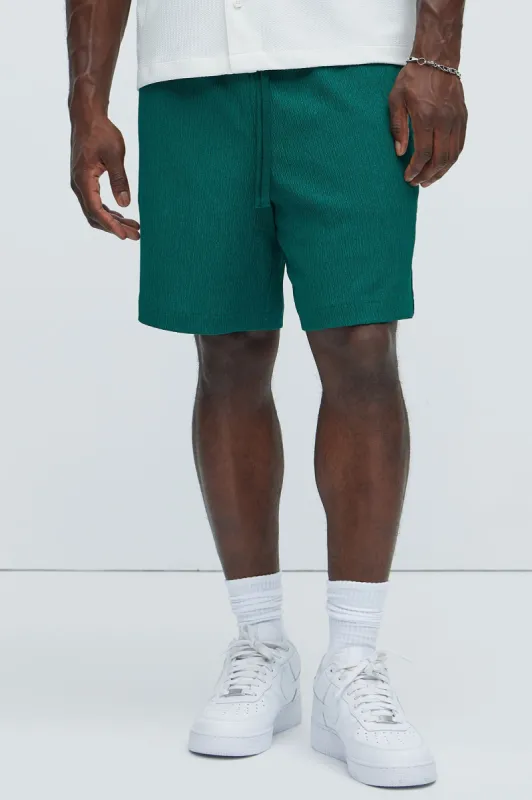 Morray Textured Shorts - Green sold by Fashion Nova