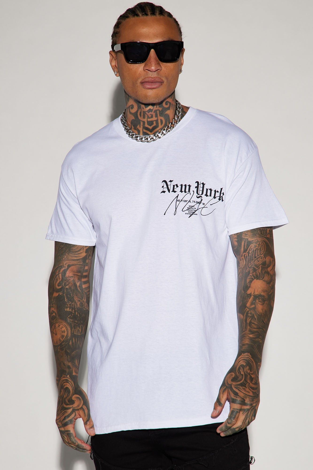Authentic NYC Short Sleeve Tee - White sold by Fashion Nova product image thumbnail 4