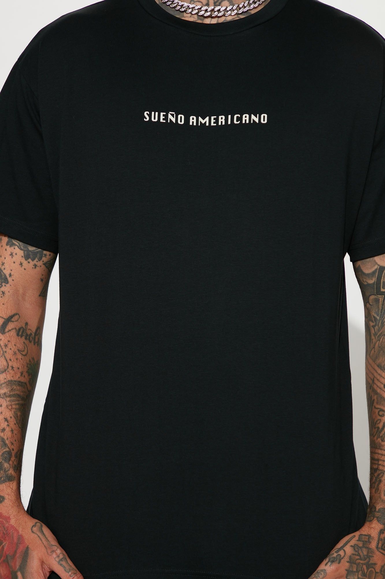 American Dream Short Sleeve Tee - Black sold by Fashion Nova product image thumbnail 4