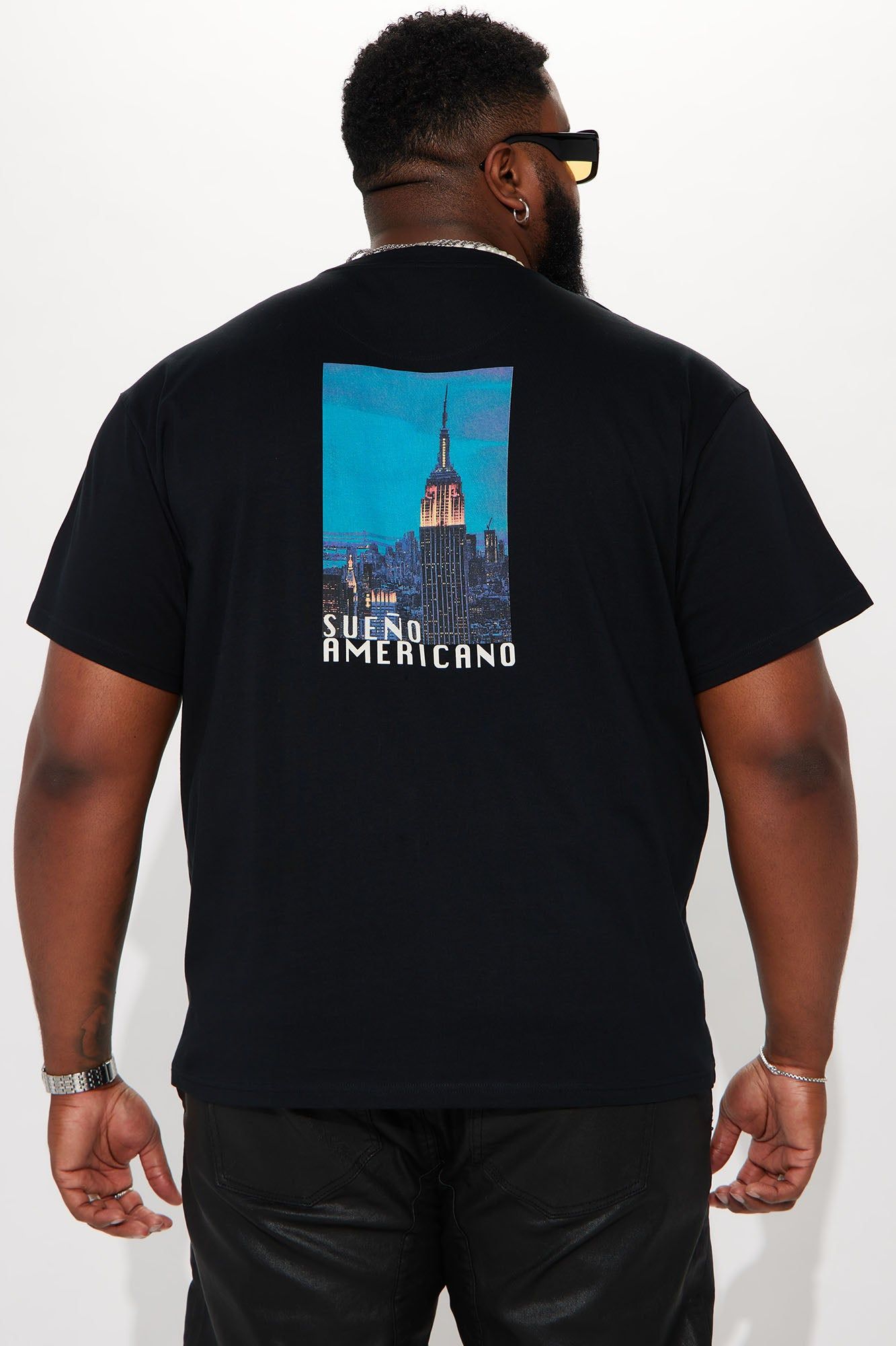 American Dream Short Sleeve Tee - Black sold by Fashion Nova product image thumbnail 2