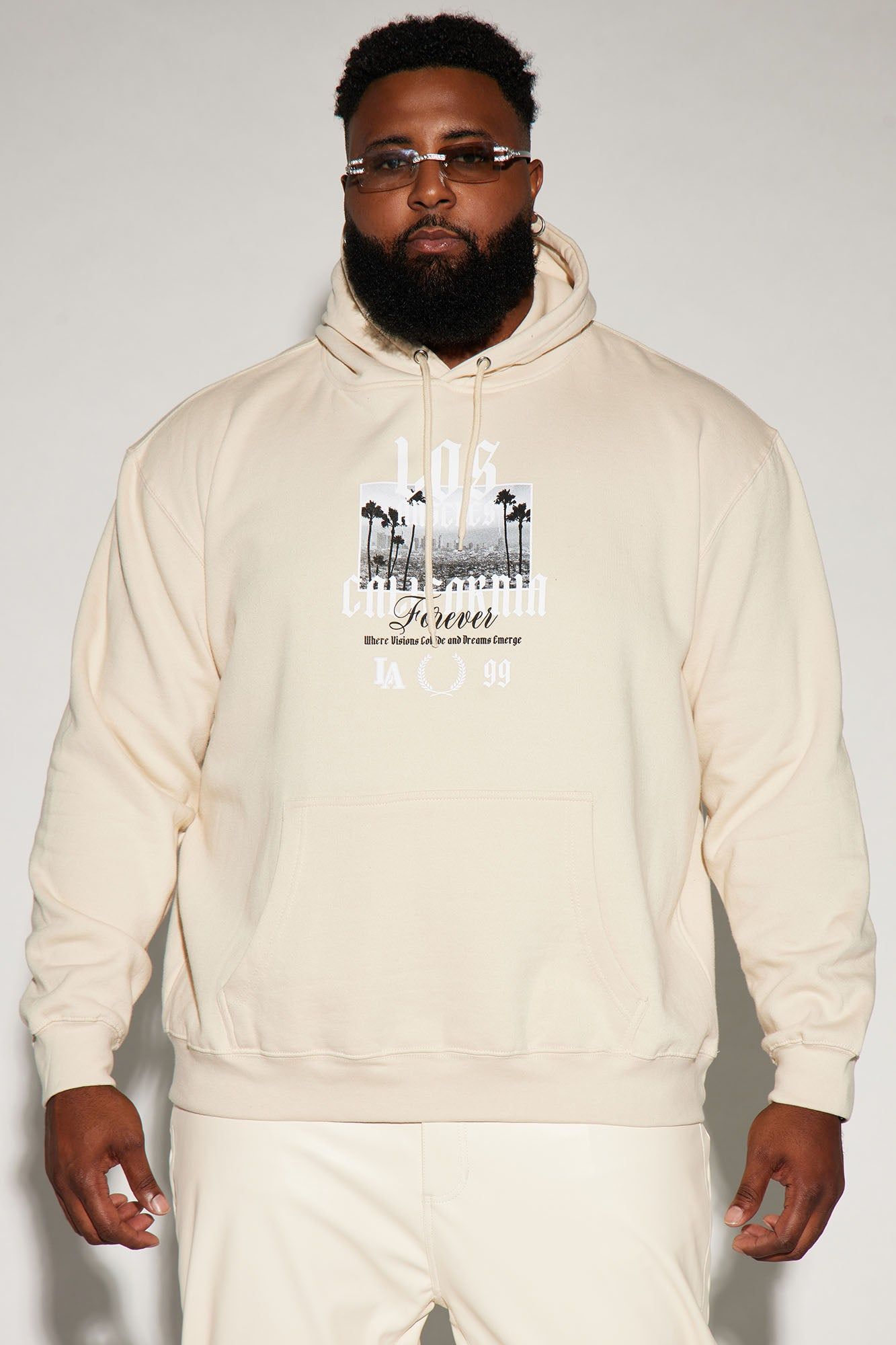 LA Forever Hoodie - Off White sold by Fashion Nova product image thumbnail 2