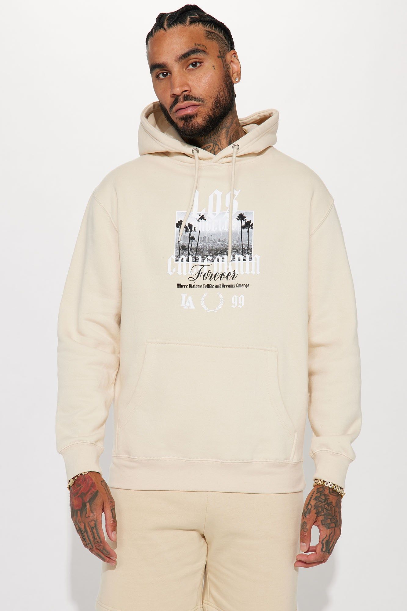 LA Forever Hoodie - Off White sold by Fashion Nova