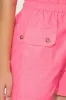 Mini Cargo Poplin Romper - Neon Pink sold by Fashion Nova