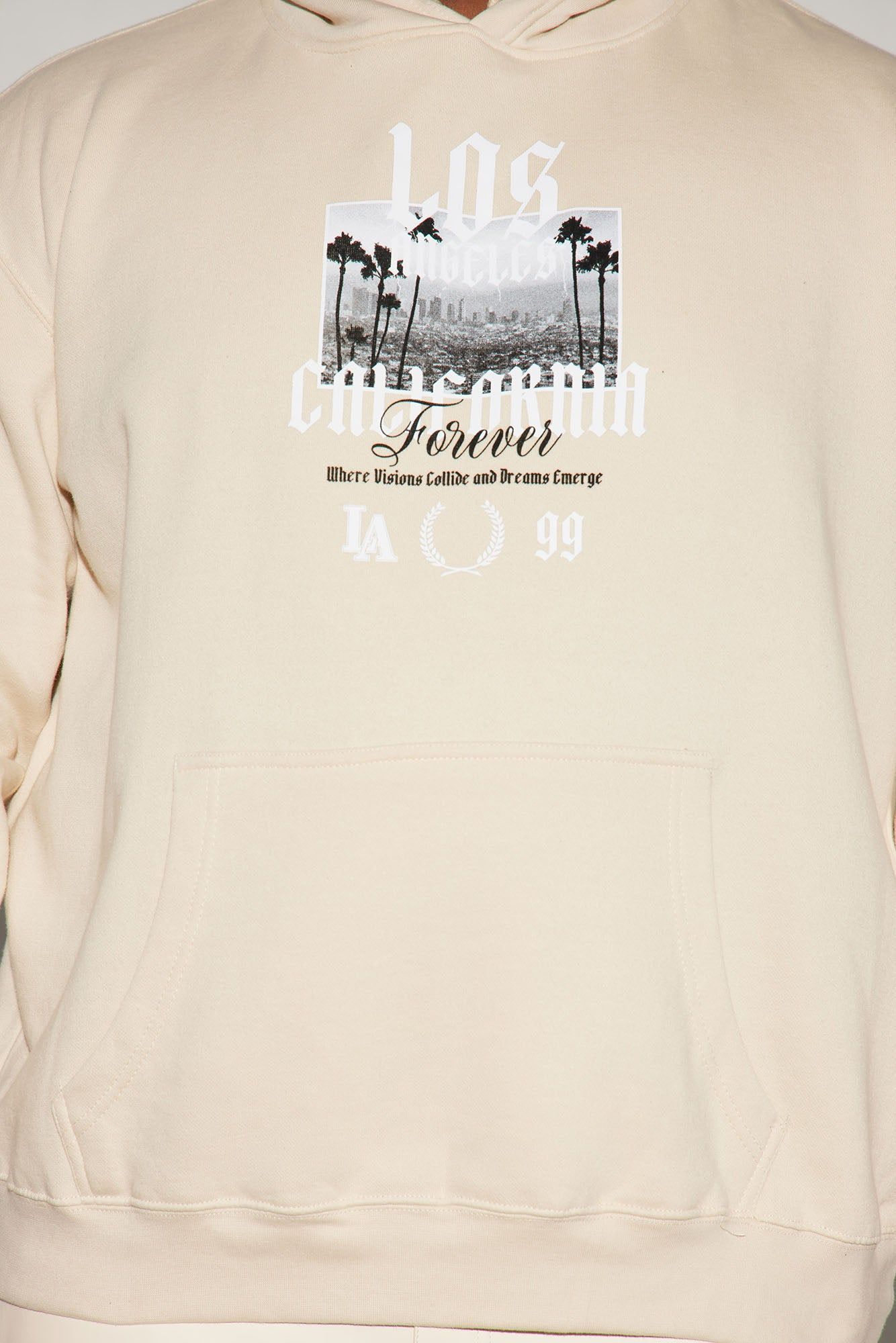LA Forever Hoodie - Off White sold by Fashion Nova product image thumbnail 7