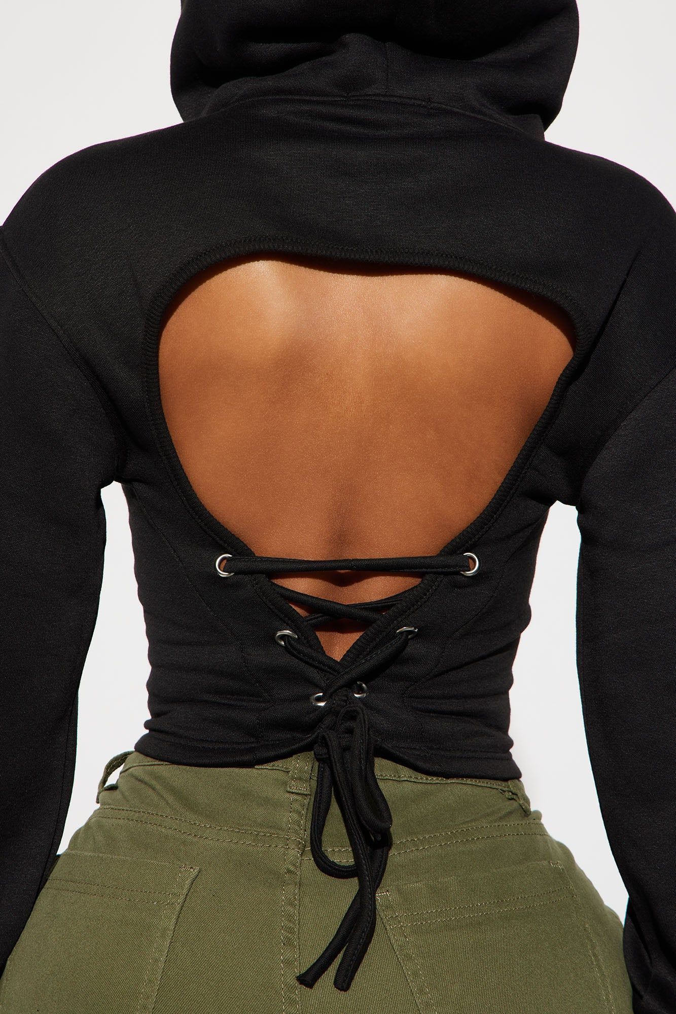 Strap Me Up Lounge Hoodie - Black sold by Fashion Nova product image thumbnail 3