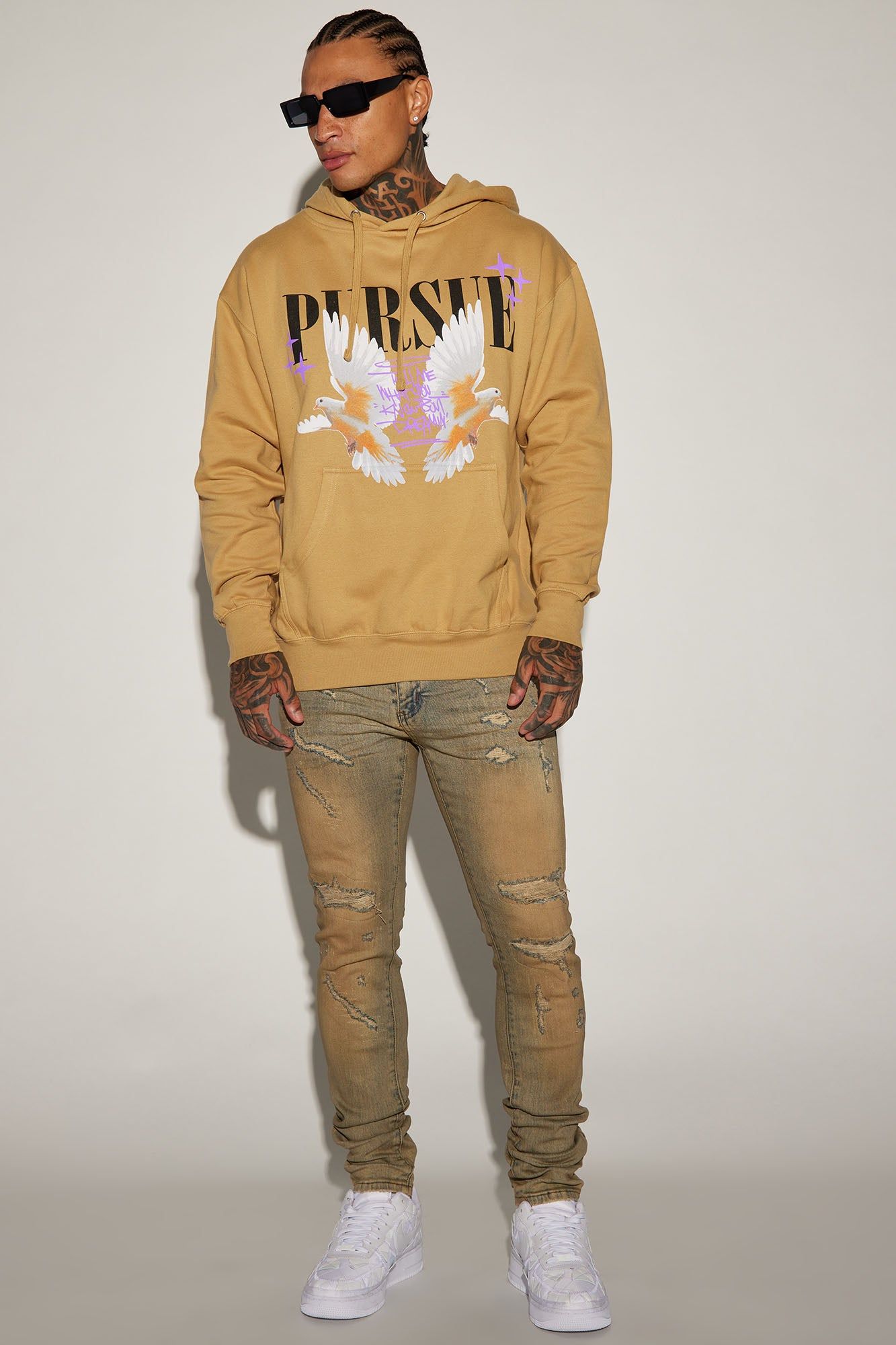 Pursue For Happyness Hoodie - Tan sold by Fashion Nova product image thumbnail 2