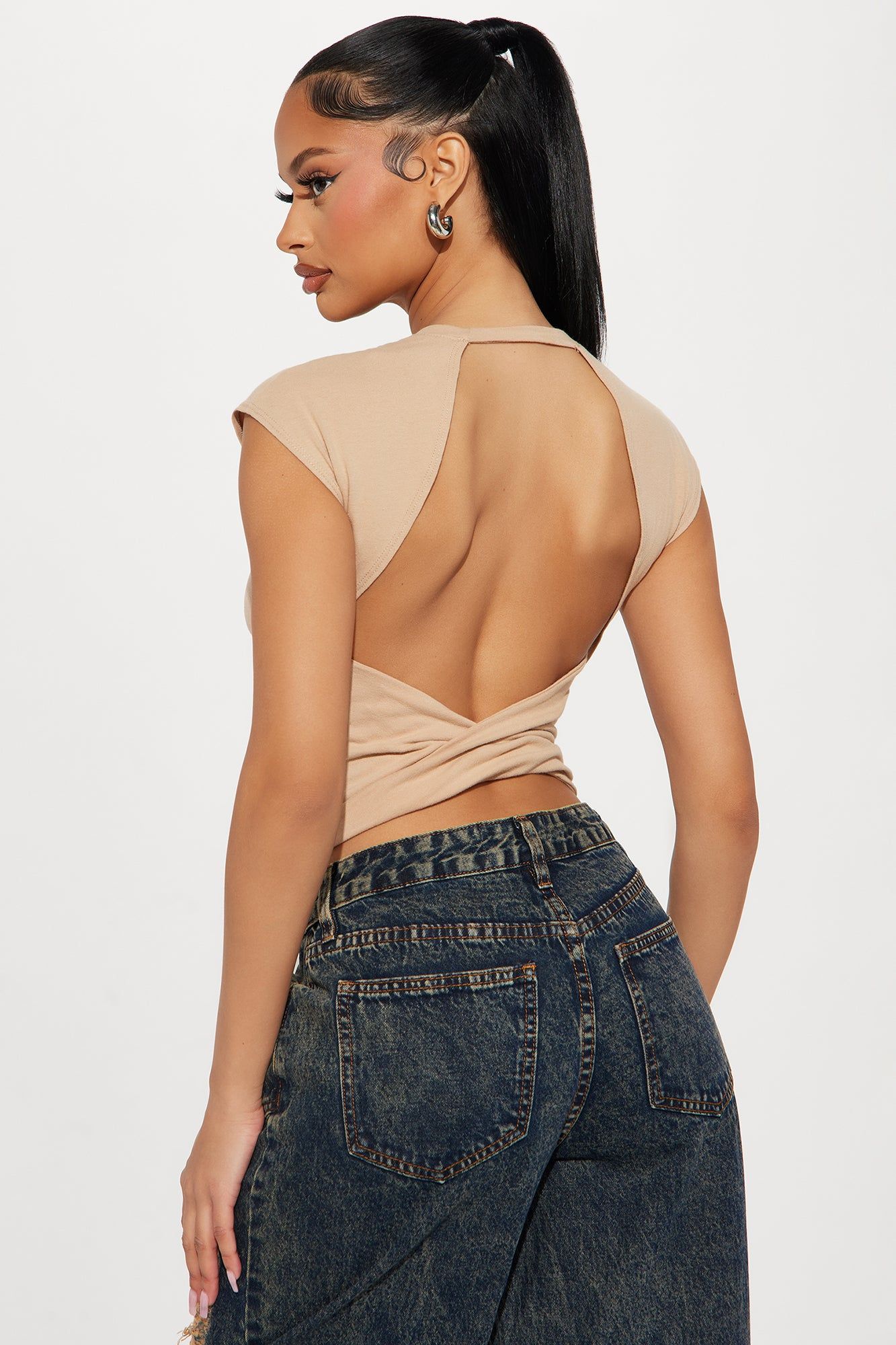 Dibs On The Cowboy Tee - Mocha sold by Fashion Nova product image thumbnail 4