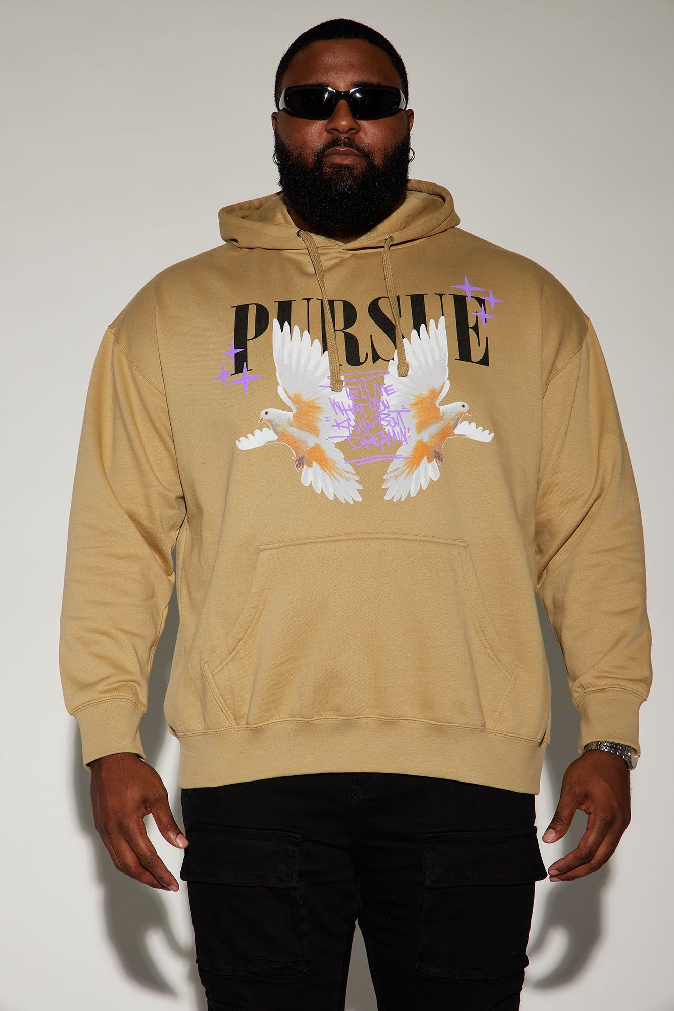 Pursue For Happyness Hoodie - Tan sold by Fashion Nova product image thumbnail 5