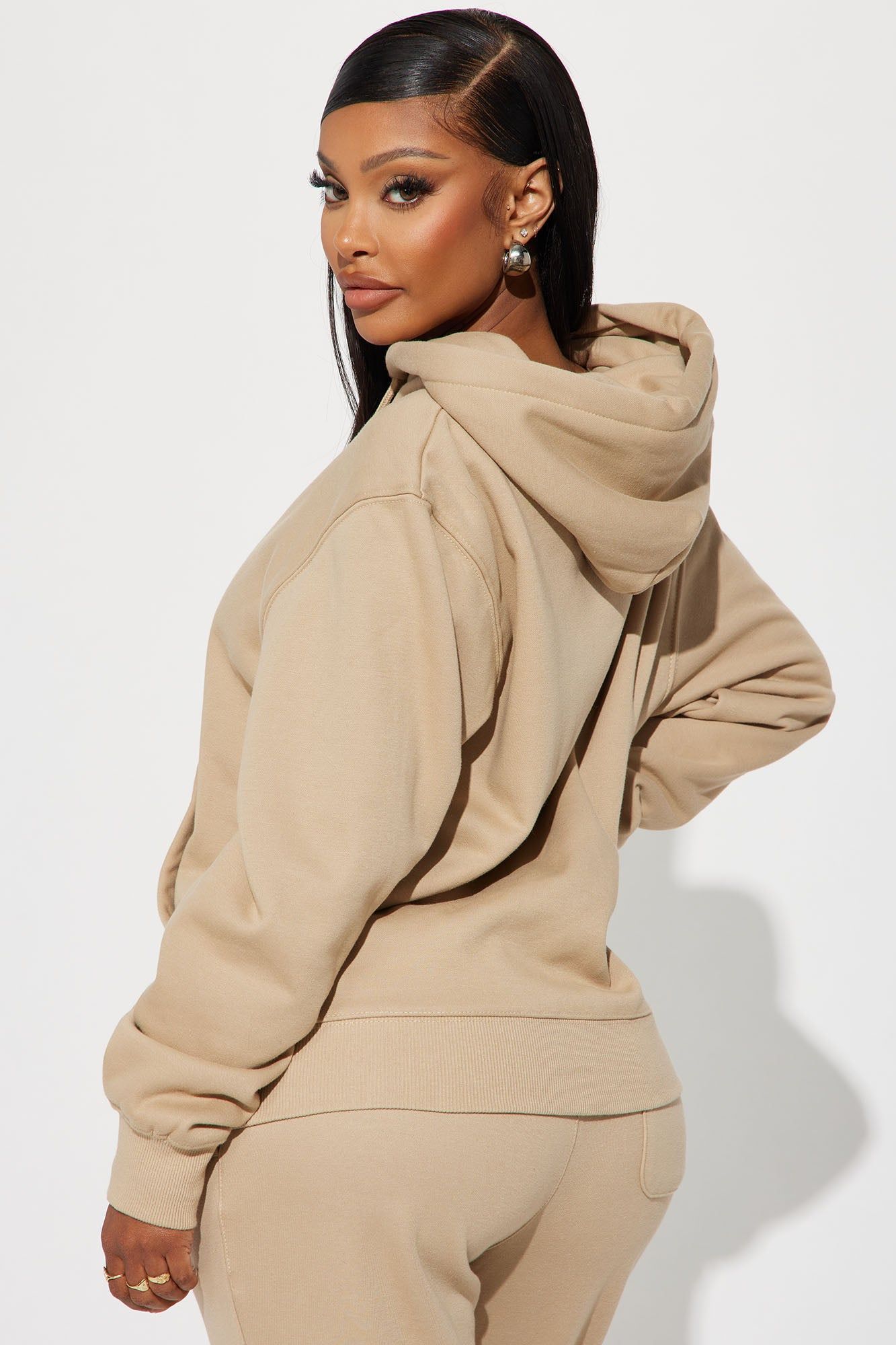 Family Goals Women's Mami Hoodie - Taupe sold by Fashion Nova product image thumbnail 4