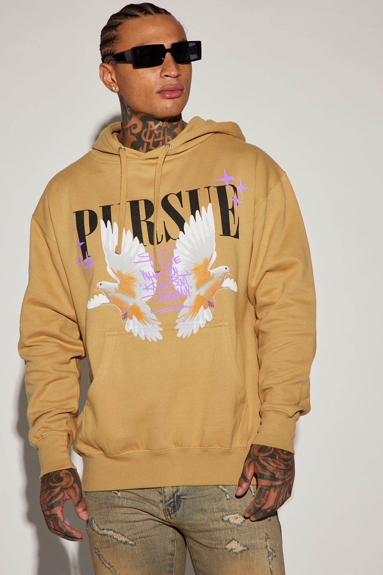 Pursue For Happyness Hoodie - Tan sold by Fashion Nova