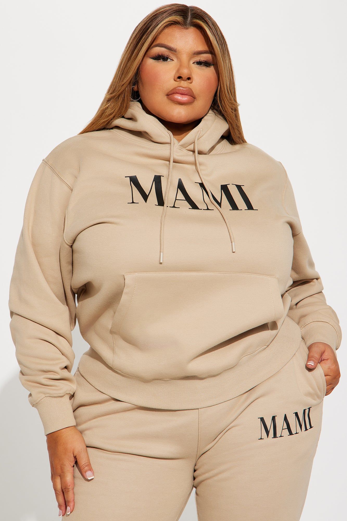 Family Goals Women's Mami Hoodie - Taupe sold by Fashion Nova product image thumbnail 5