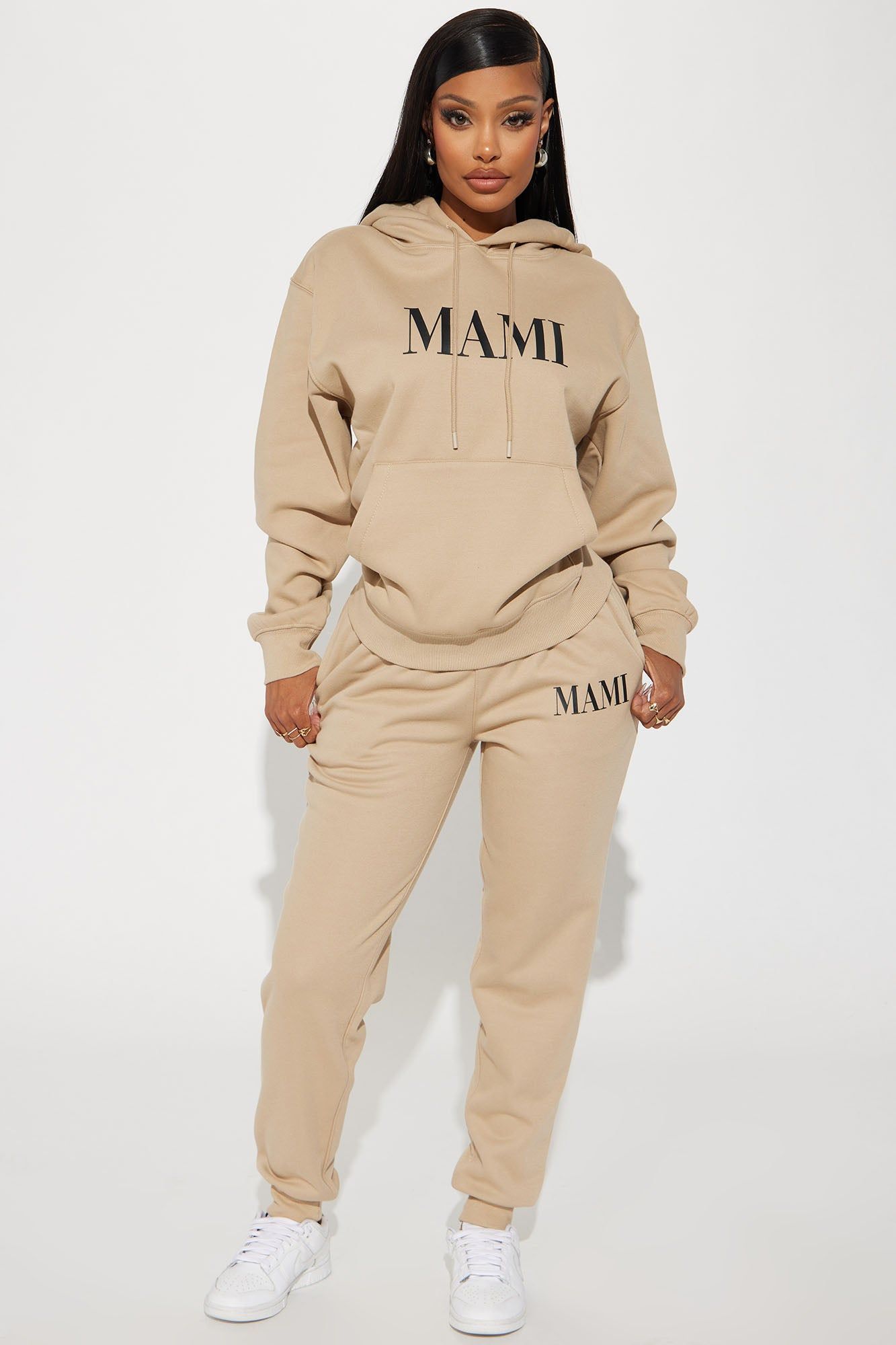 Family Goals Women's Mami Hoodie - Taupe sold by Fashion Nova product image thumbnail 2