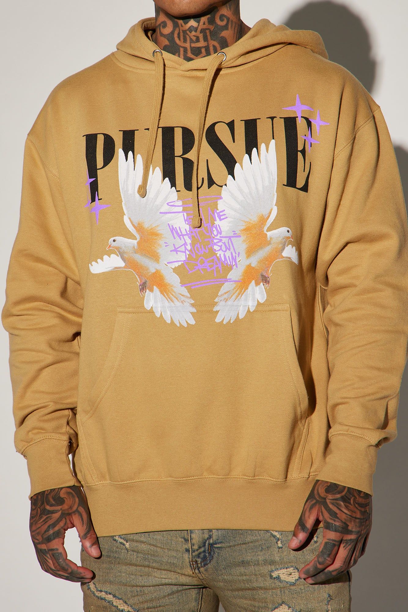 Pursue For Happyness Hoodie - Tan sold by Fashion Nova product image thumbnail 3