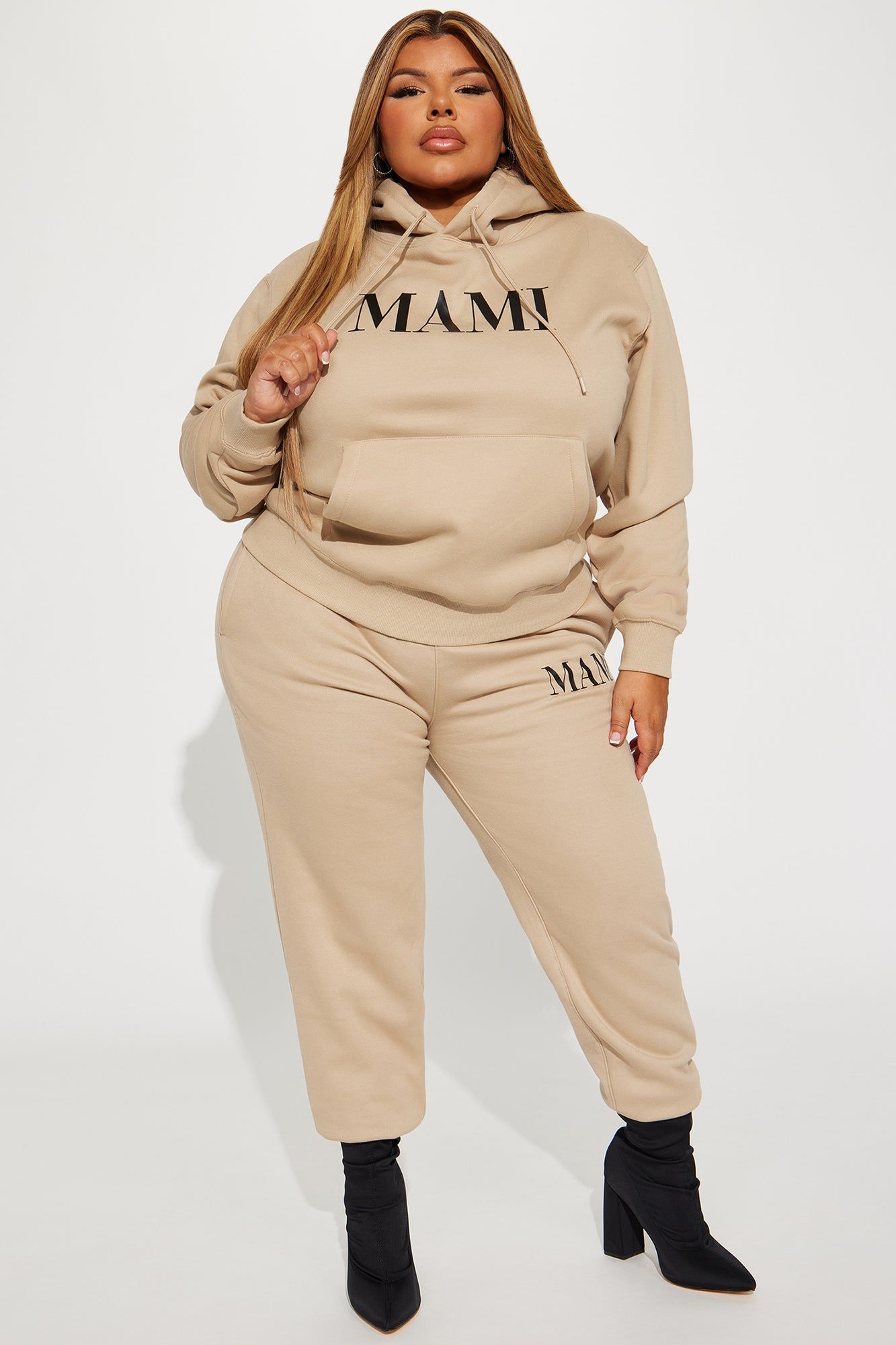 Family Goals Women's Mami Hoodie - Taupe sold by Fashion Nova product image thumbnail 6