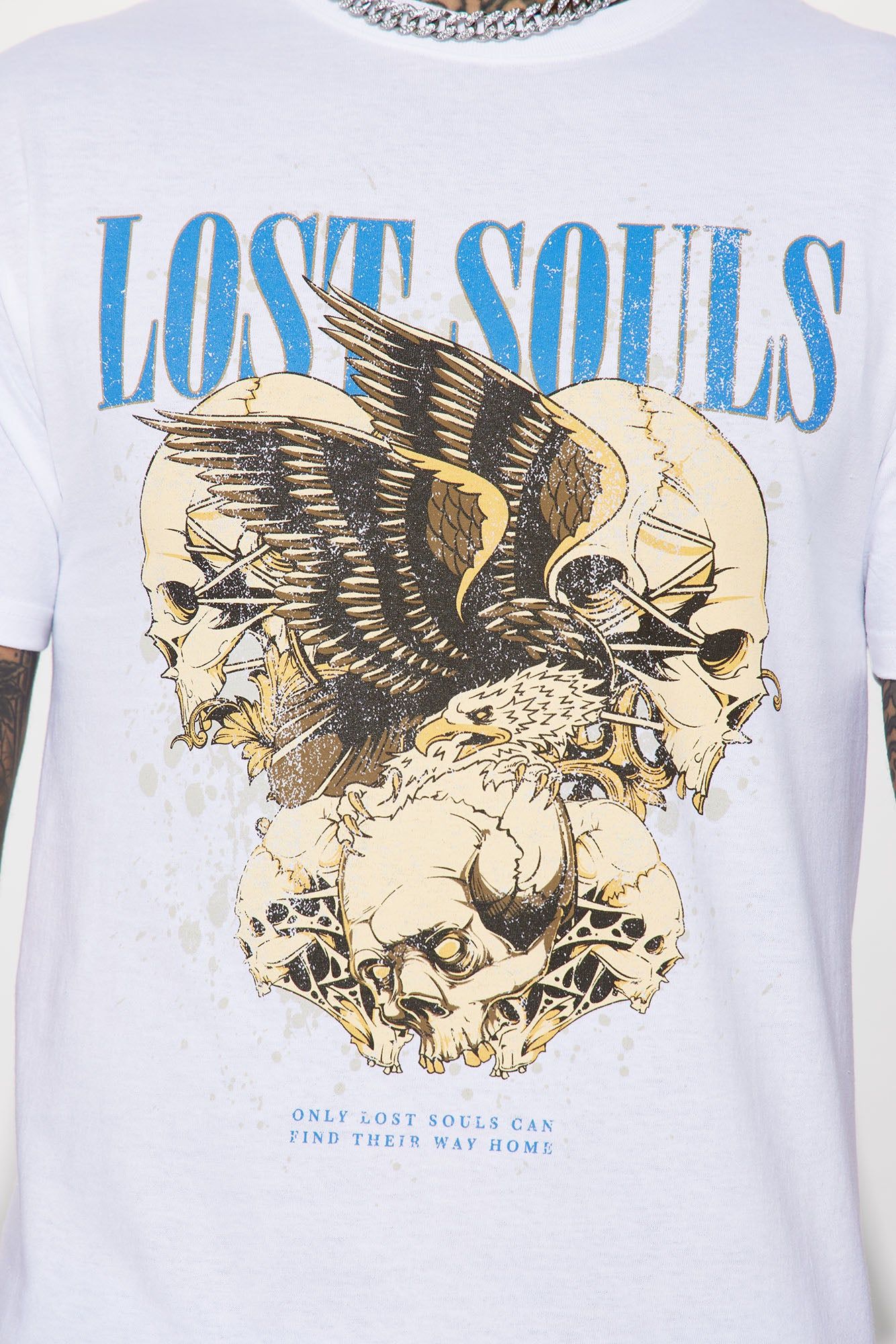 Lost Souls Short Sleeve Tee - White sold by Fashion Nova product image thumbnail 4