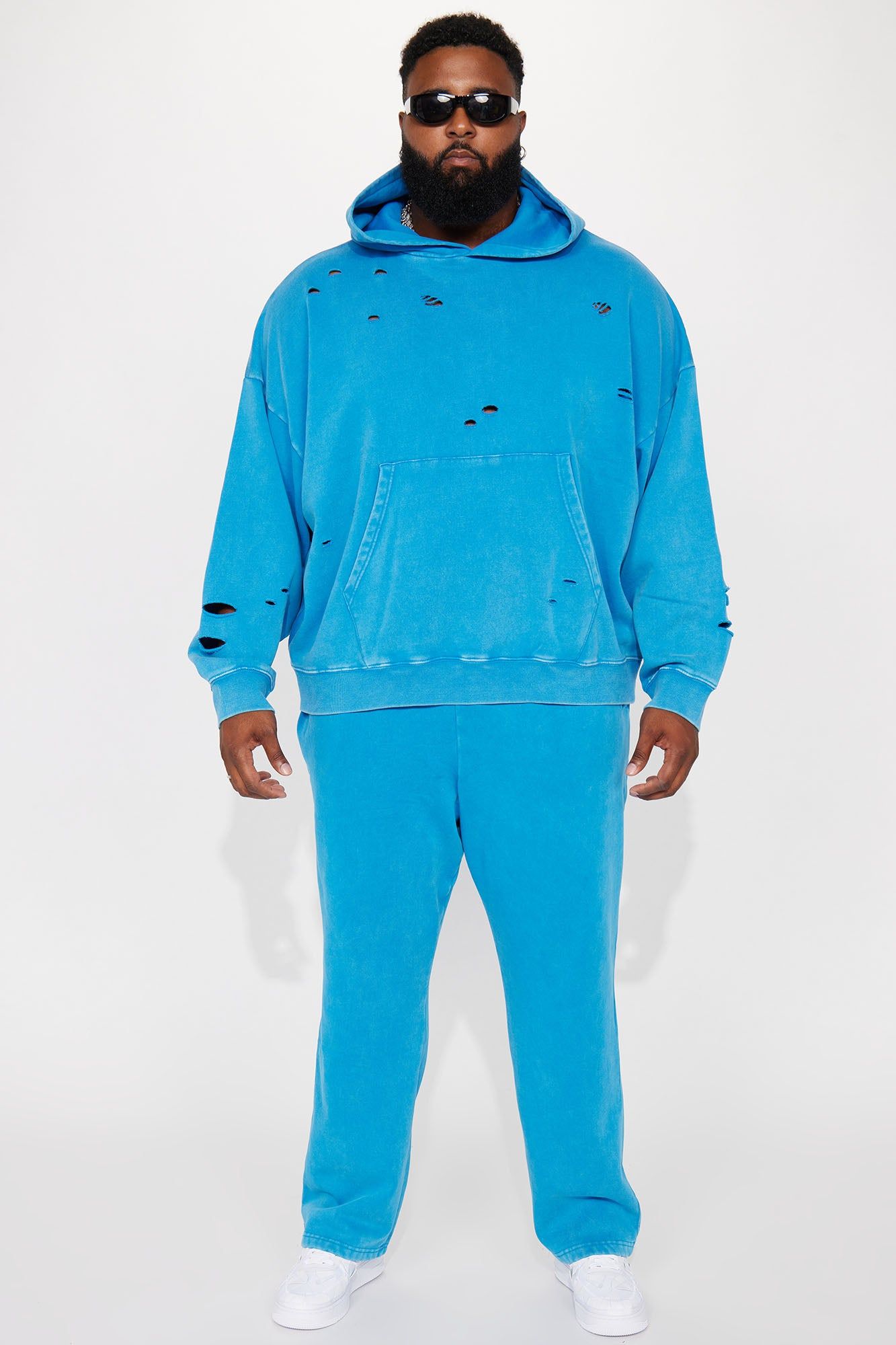 Tyson Ride It Out Oversize Hoodie - Blue sold by Fashion Nova product image thumbnail 5