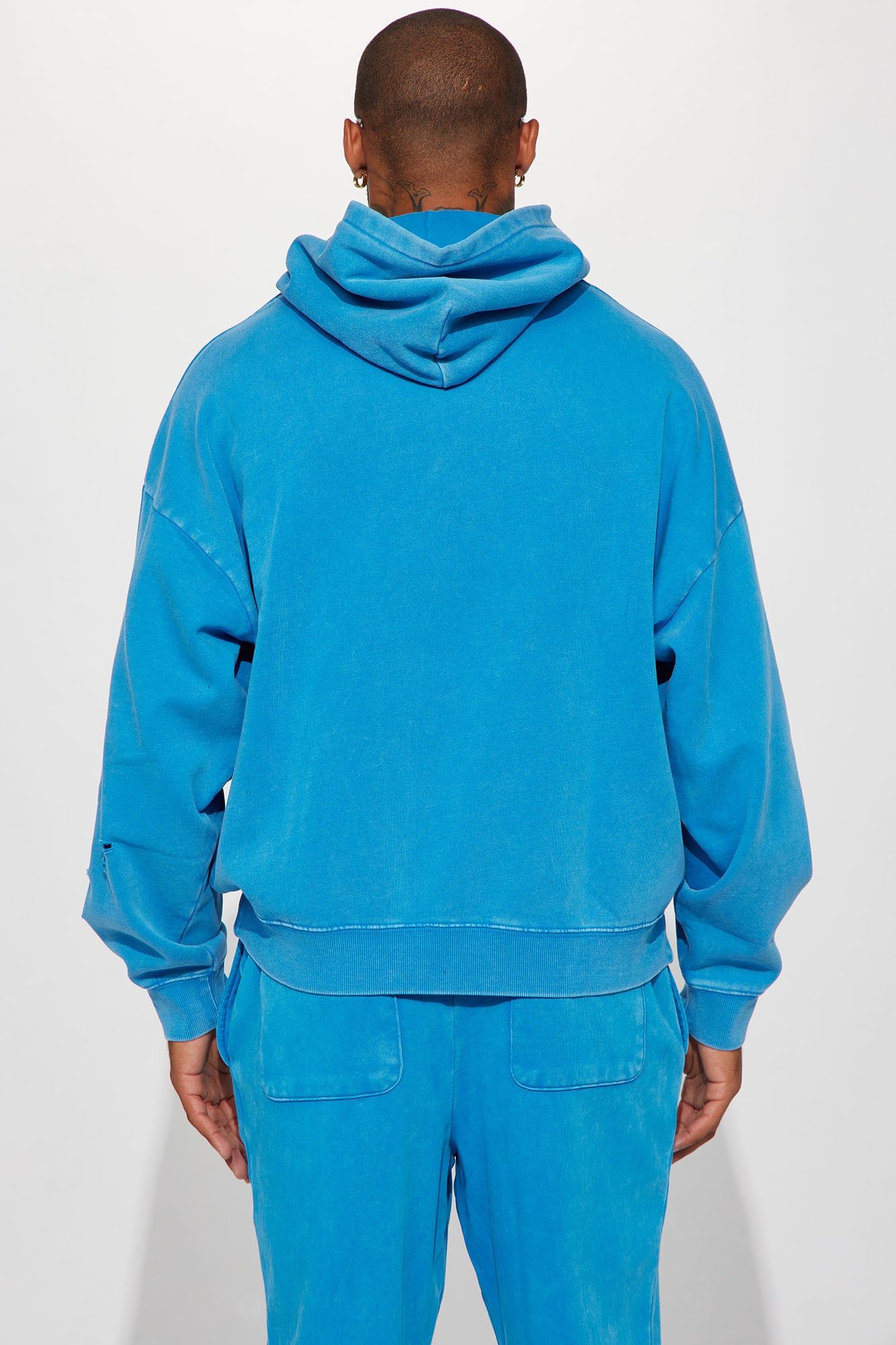 Tyson Ride It Out Oversize Hoodie - Blue sold by Fashion Nova product image thumbnail 4