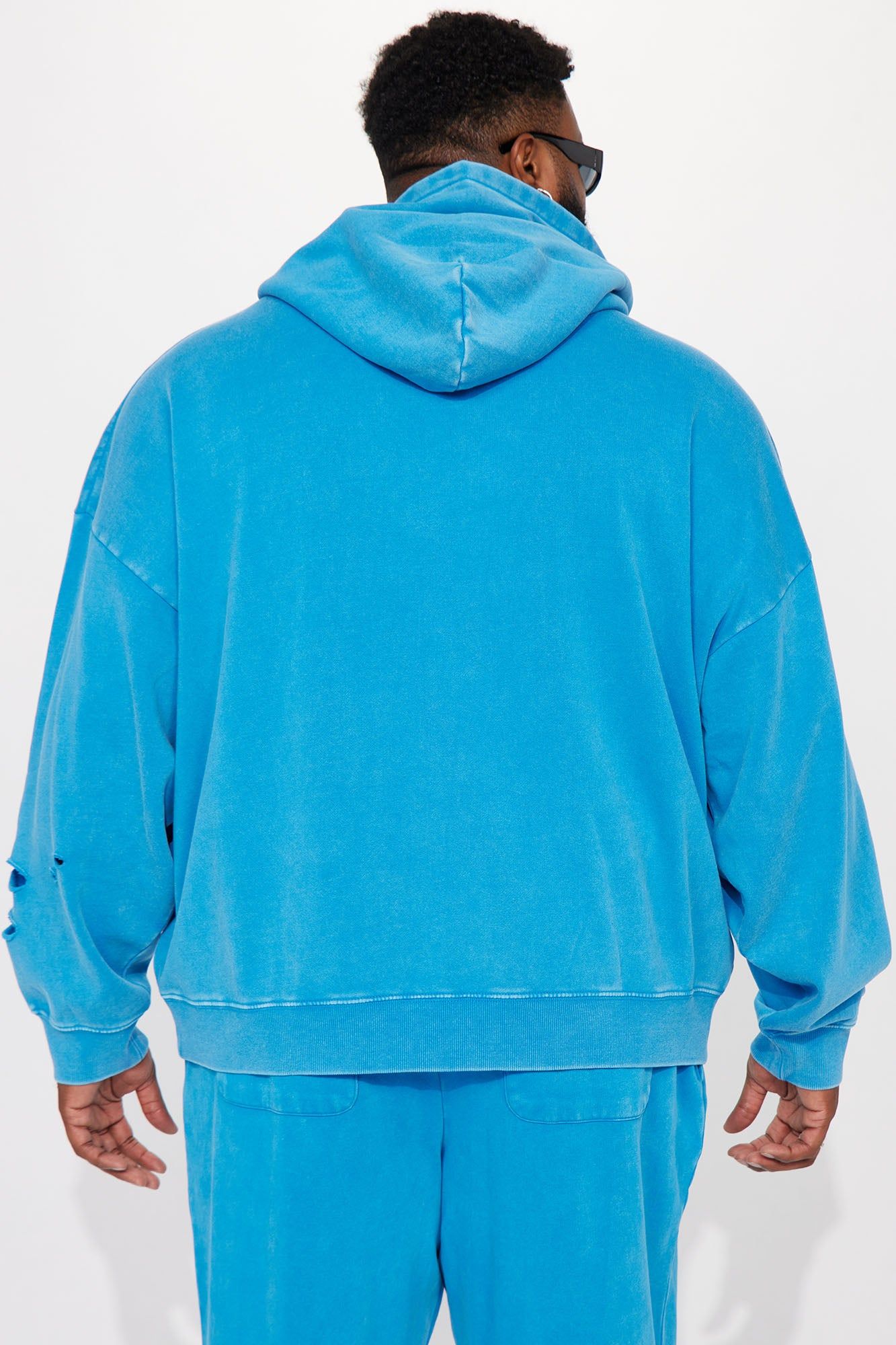 Tyson Ride It Out Oversize Hoodie - Blue sold by Fashion Nova product image thumbnail 7