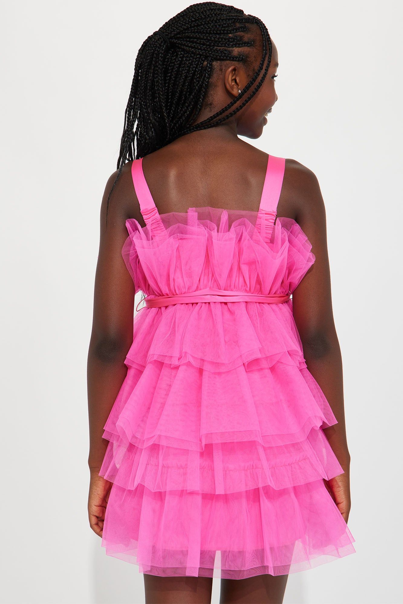 Mini Exclusive Tulle Mini Dress - Hot Pink sold by Fashion Nova product image thumbnail 3