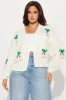 Juicy And Sweet Cherry Cardigan - Ivory/combo sold by Fashion Nova