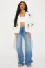 Juicy And Sweet Cherry Cardigan - Ivory/combo sold by Fashion Nova