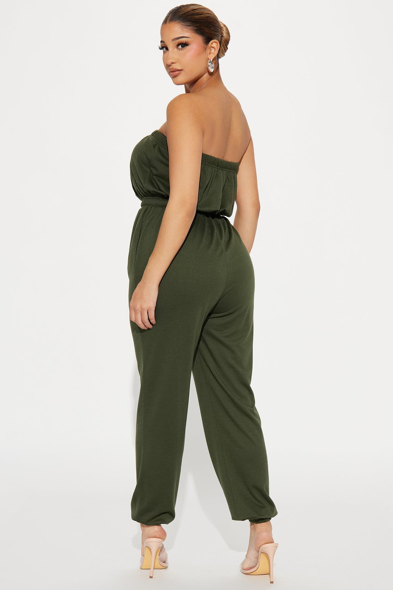Estella Tube Jumpsuit - Olive sold by Fashion Nova product image thumbnail 3