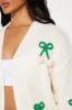 Juicy And Sweet Cherry Cardigan - Ivory/combo sold by Fashion Nova