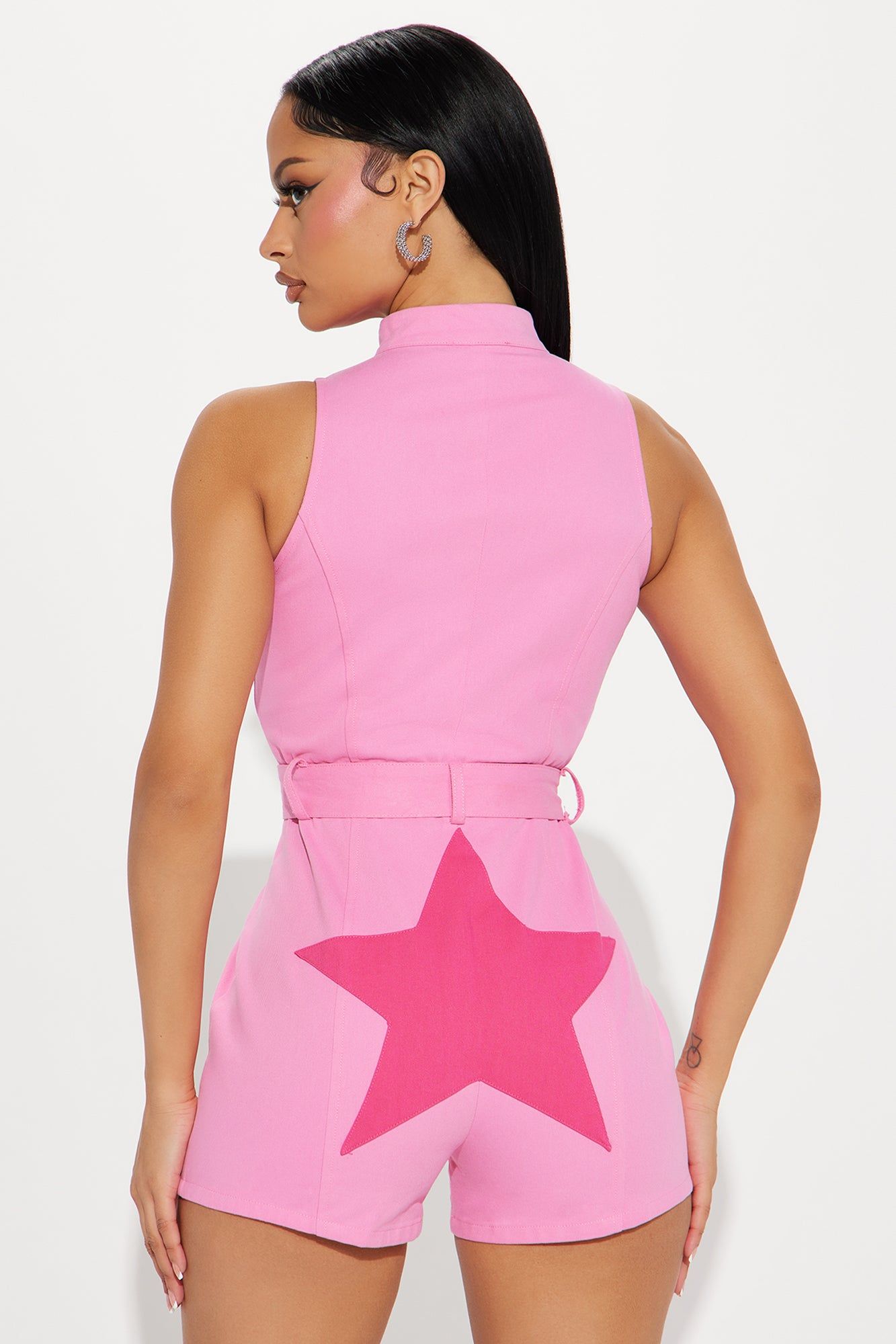 Don't Look Away Romper - Pink sold by Fashion Nova product image thumbnail 3