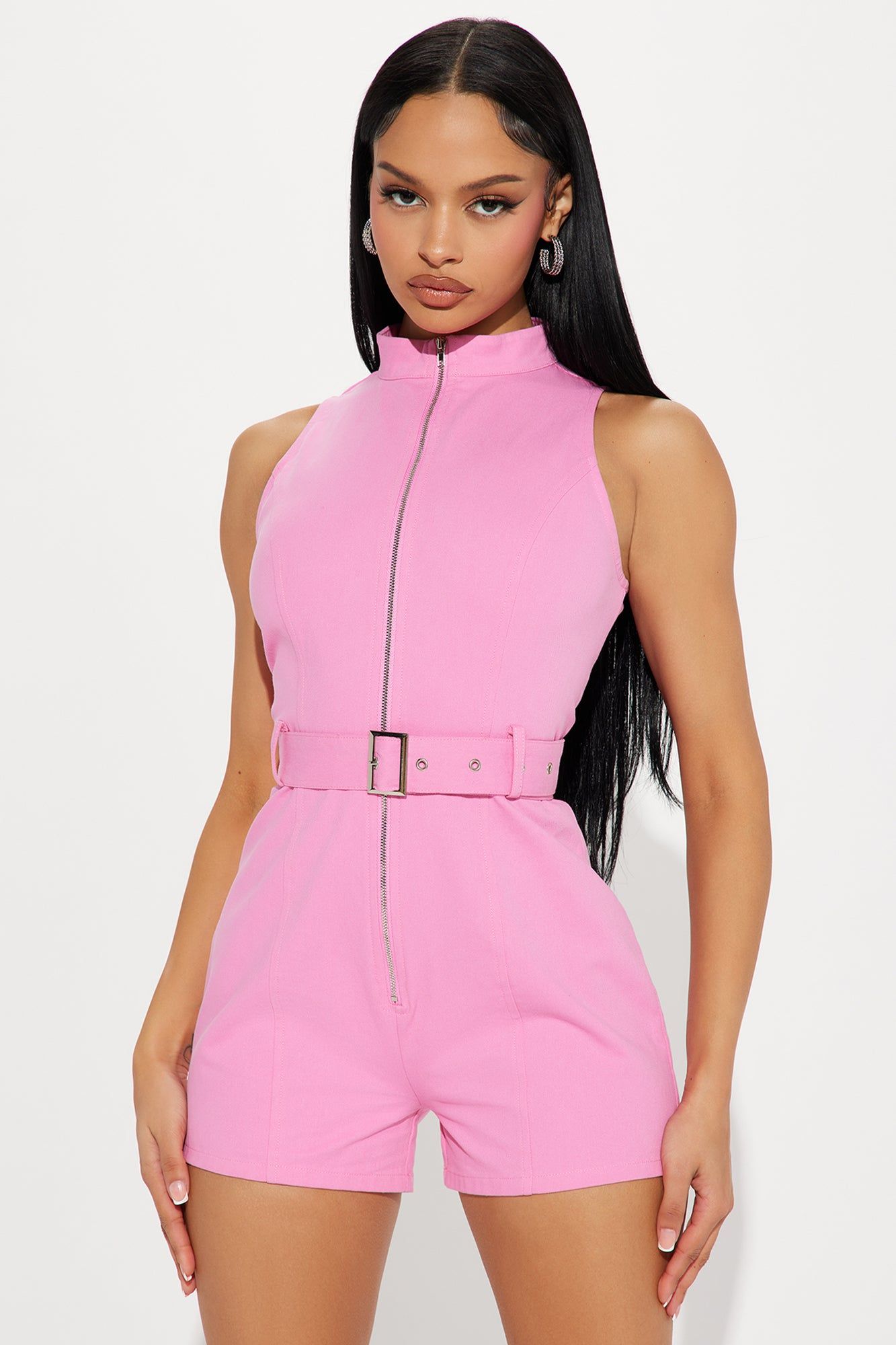 Don't Look Away Romper - Pink sold by Fashion Nova product image thumbnail 2