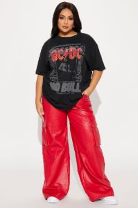 ACDC Directors Cut Rhinestone Tee - Black Wash sold by Fashion Nova