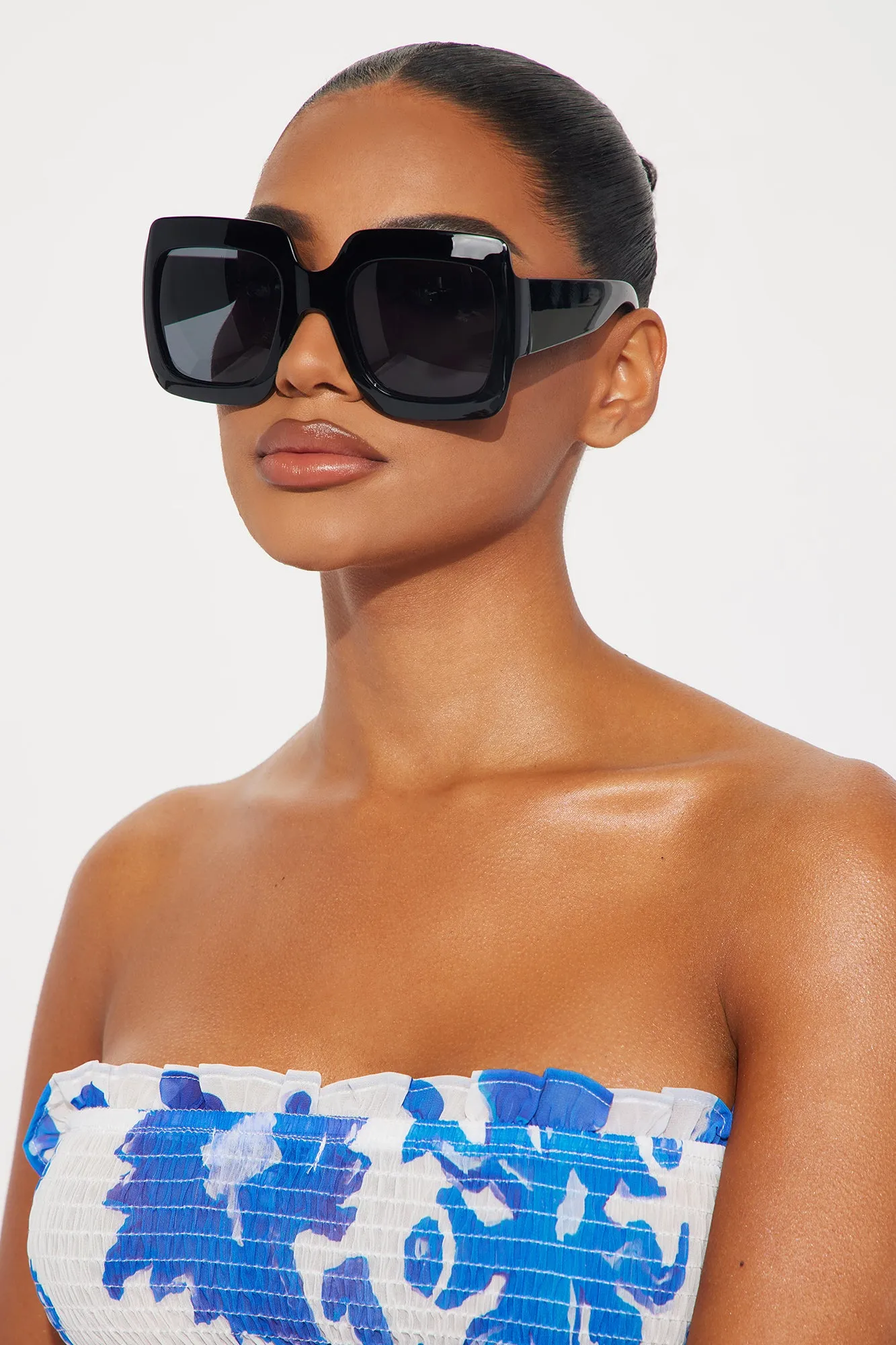 Speak The Truth Sunglasses - Black sold by Fashion Nova product image thumbnail 2