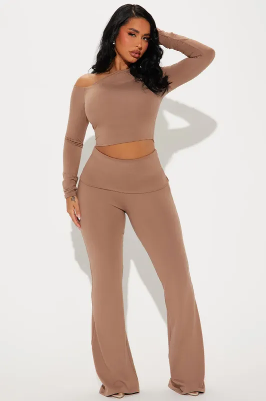 Bri Pant Set - Mocha sold by Fashion Nova