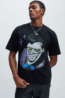 Insane Joker Boxy Short Sleeve Tee - Black sold by Fashion Nova