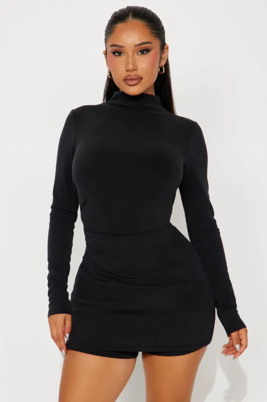 Jody Romper - Black sold by Fashion Nova