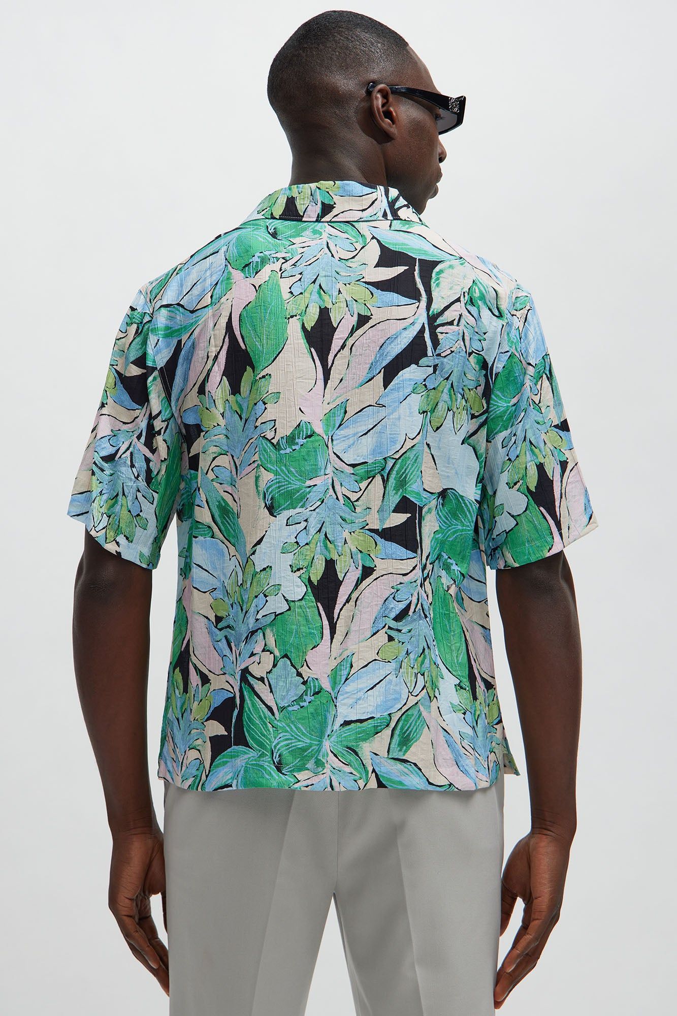 Elijah Boxy Shirt - Green/combo sold by Fashion Nova product image thumbnail 4