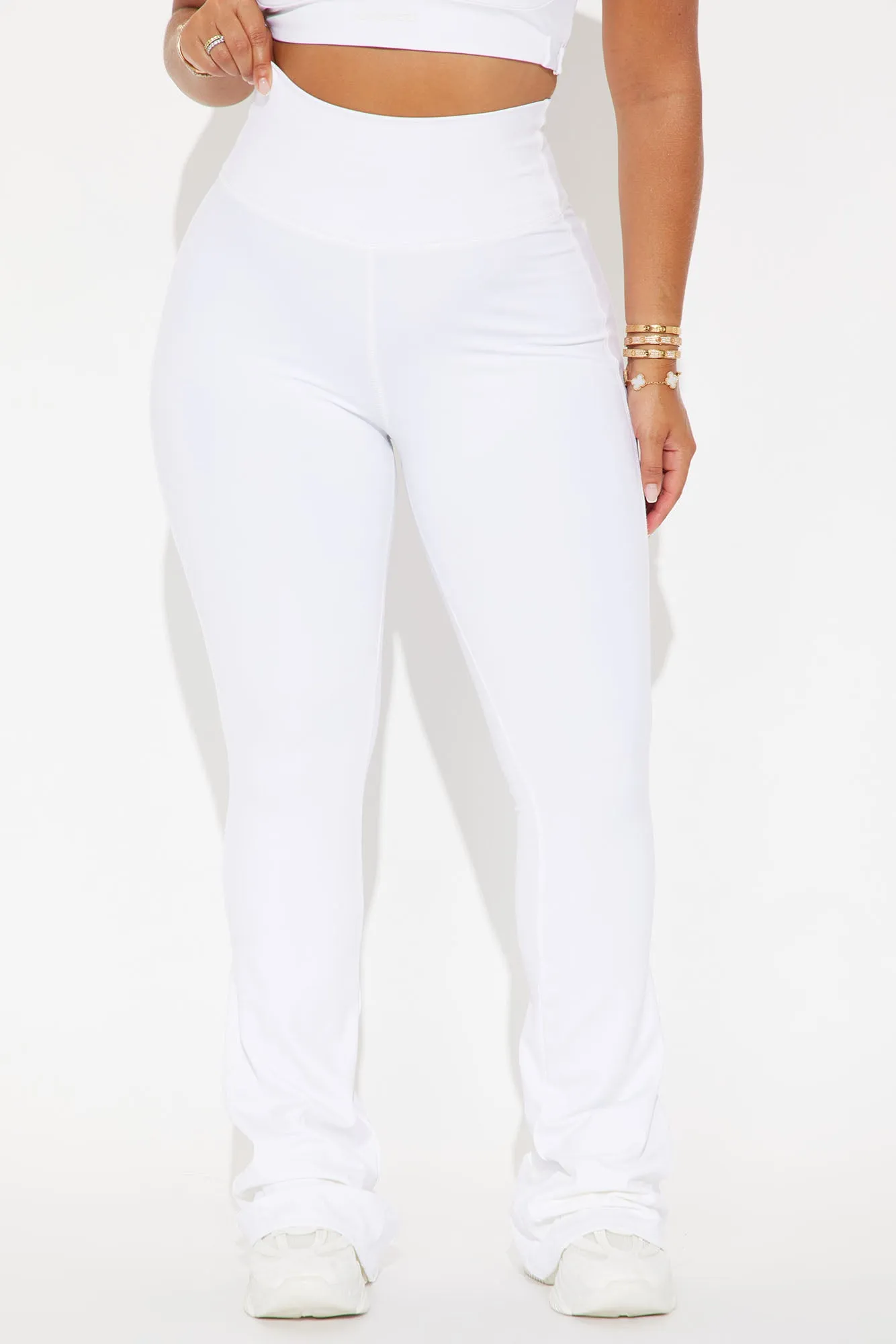 Break A Sweat Active Yoga Pant - White sold by Fashion Nova product image thumbnail 2
