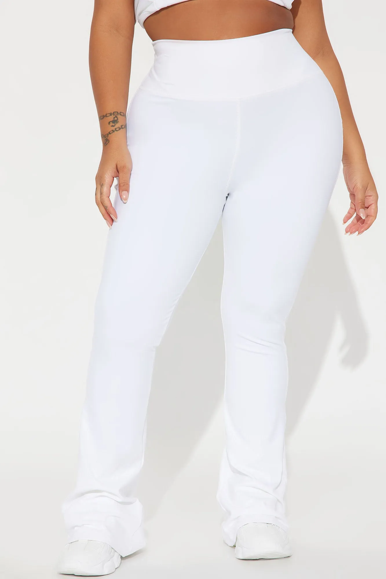 Break A Sweat Active Yoga Pant - White sold by Fashion Nova product image thumbnail 5