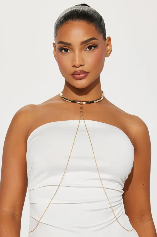 Leave Your Worries Behind Body Chain - Gold sold by Fashion Nova