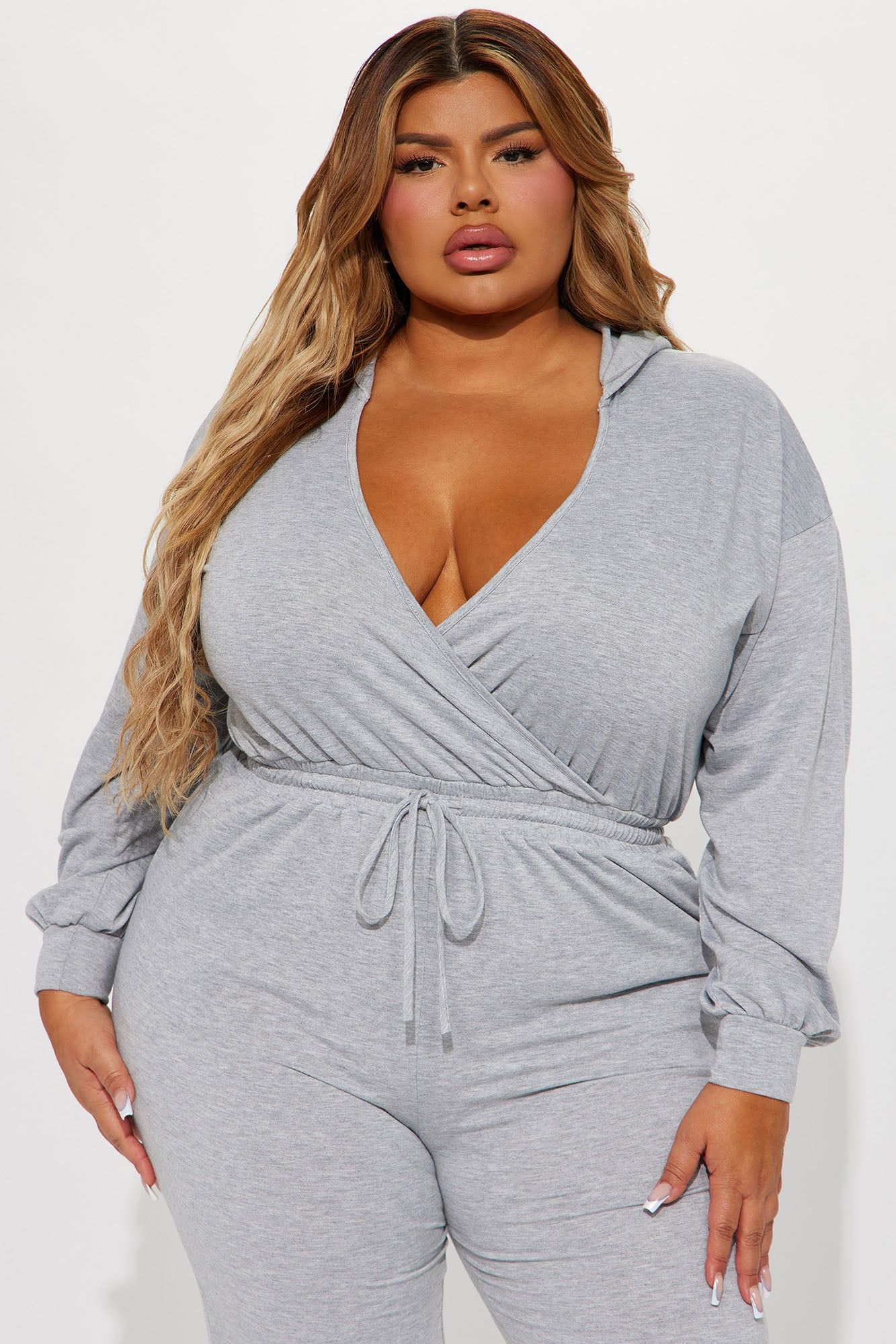 Slow Jams Jumpsuit - Heather Grey sold by Fashion Nova product image thumbnail 6