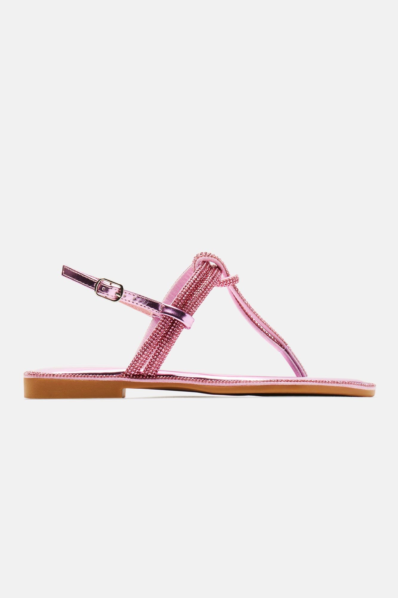 Lizzy Embellished Sandals - Pink sold by Fashion Nova product image thumbnail 5