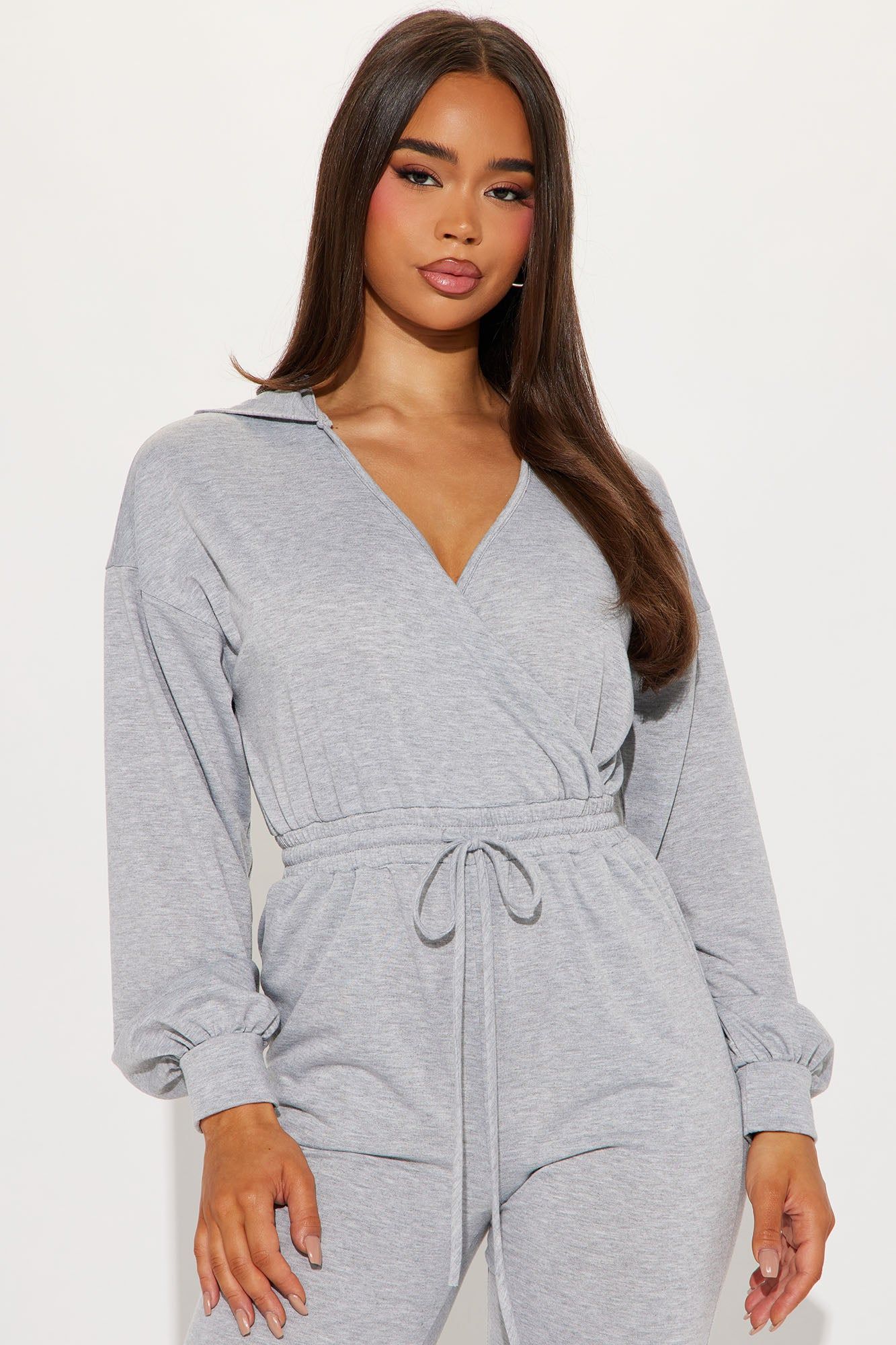 Slow Jams Jumpsuit - Heather Grey sold by Fashion Nova product image thumbnail 2